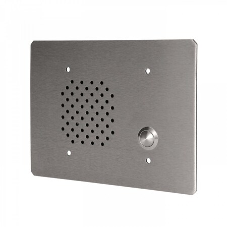 Quam 3-Gang Call-In Station, 8O, Vandal Resistant, Stainless Steel CIS2/8